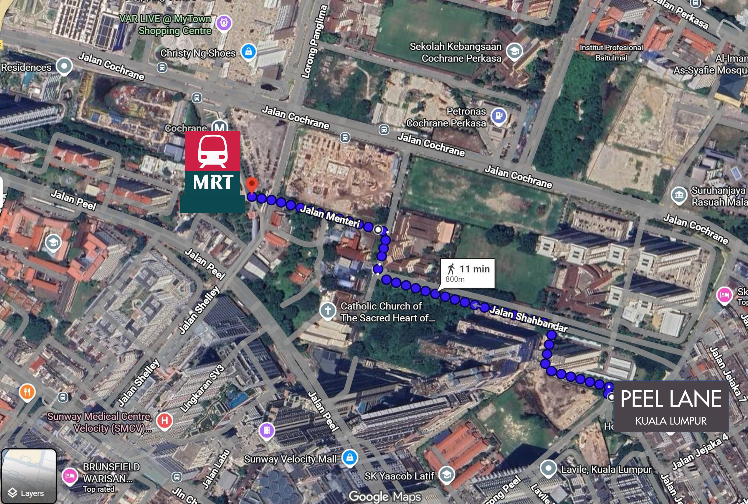 Peel Lane Location Details